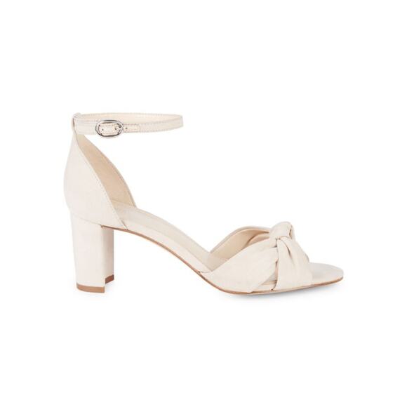Nine West Shoes - NWT Nine West paloma 2 knotted cream beige heels sandals sz 10.5M